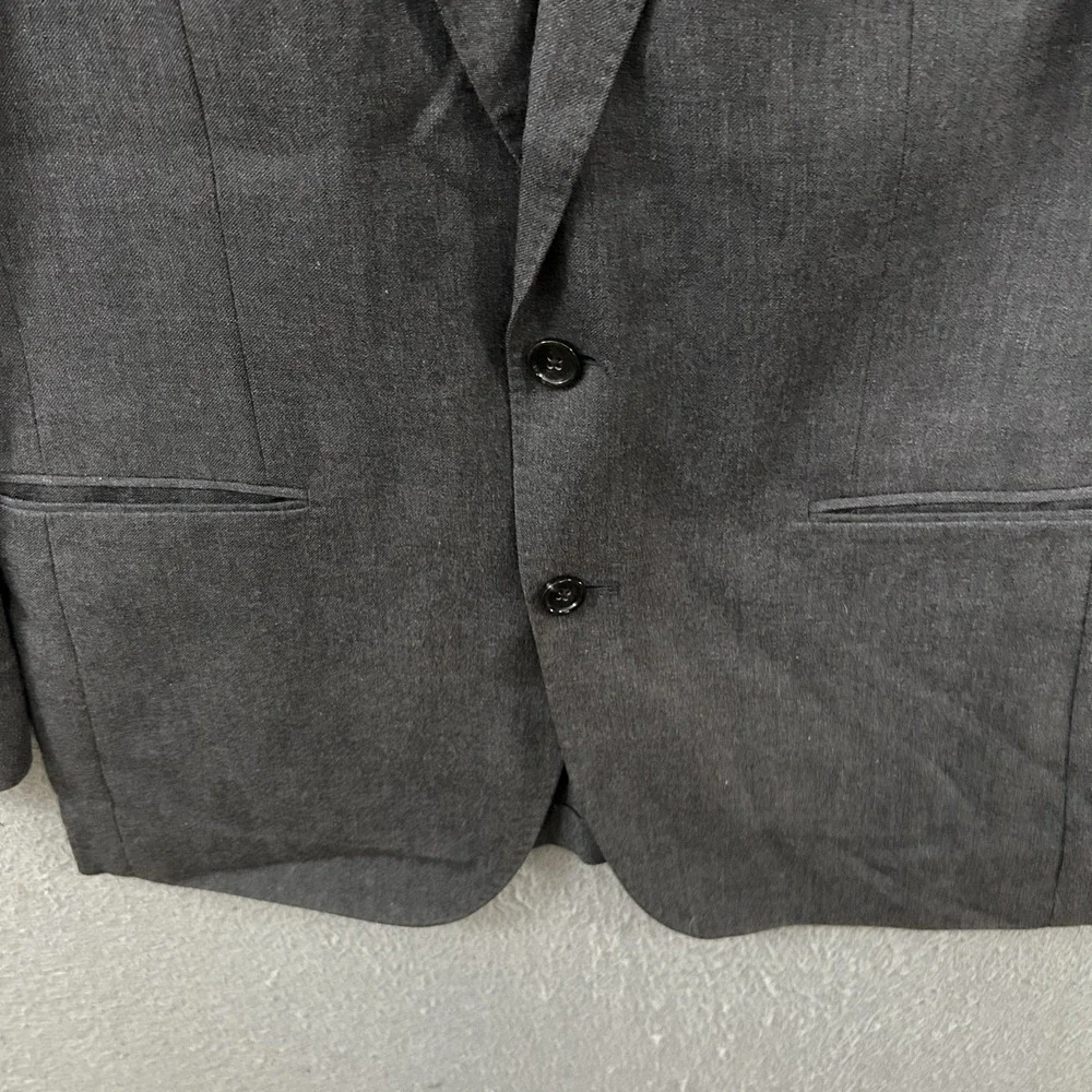 J Crew Blazer Mens 40R Gray Ludlow Slim Fit Cotton Wool Two Button Sport Moon‎